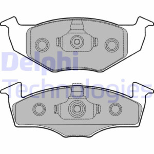 DELPHI LP1249 Plaquettes de frein Avant pour