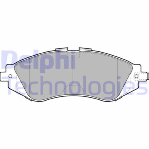 DELPHI LP1304 Brzdové platničky Predné pre