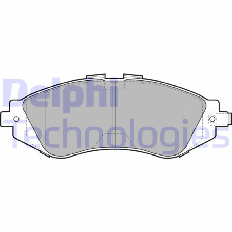 DELPHI LP1304 Pastiglie freno Anteriore per