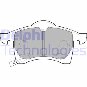 DELPHI LP1309 Brzdové platničky Predné pre