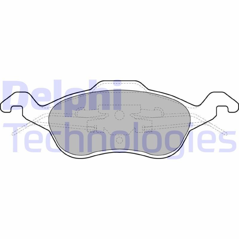 DELPHI LP1315 Brake Pads Set Front for