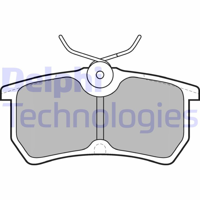 DELPHI LP1316 Pastiglie freno Posteriore per