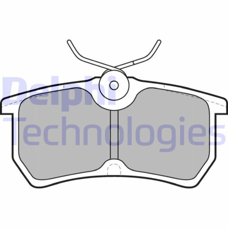 DELPHI LP1316 Brake Pads Set Rear for