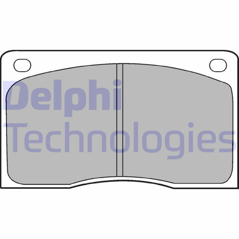 DELPHI LP132 Pastiglie freno Anteriore per