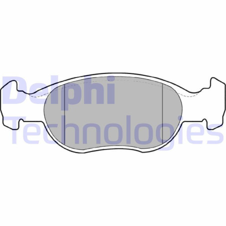 DELPHI LP1385 Plaquettes de frein Avant pour