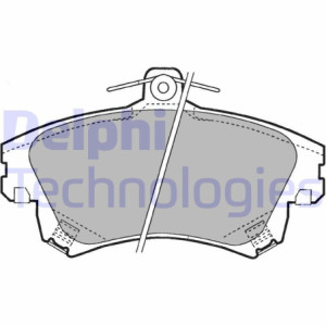 DELPHI LP1398 Pastiglie freno Anteriore per