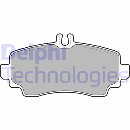 DELPHI LP1401 Pastiglie freno Anteriore per
