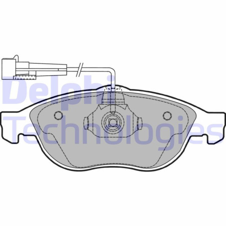 DELPHI LP1404 Pastiglie freno Anteriore per