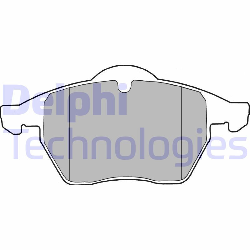 DELPHI LP1407 Brake Pads Set Front for