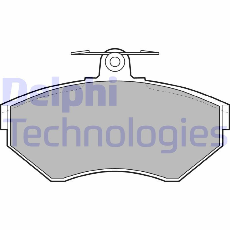 DELPHI LP1409 Pastiglie freno Anteriore per