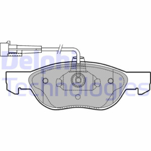 DELPHI LP1413 Pastiglie freno Anteriore per