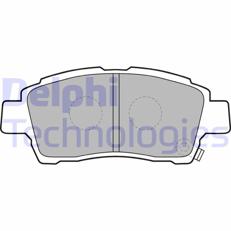 DELPHI LP1414 Pastillas de freno Delantero para