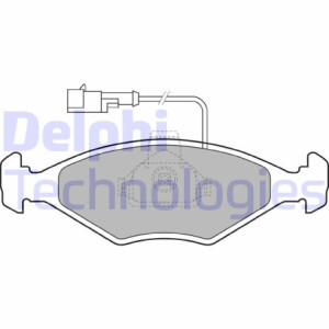 DELPHI LP1415 Pastillas de freno Delantero para