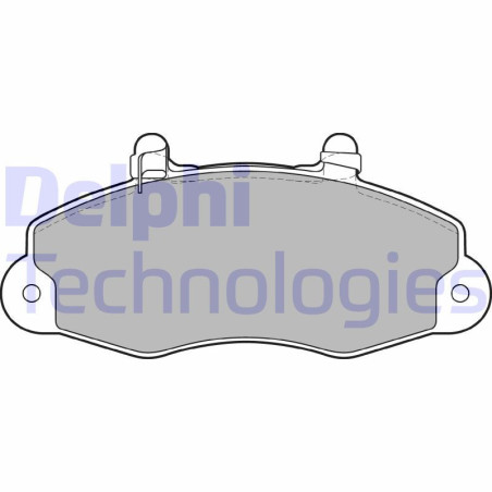 DELPHI LP1417 Brzdové platničky Predné pre