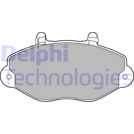 DELPHI LP1418 Klocki hamulcowe Przód dla