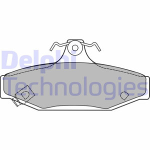 DELPHI LP1420 Brzdové platničky Zadné pre