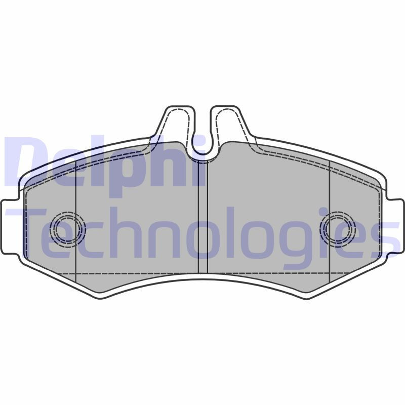 DELPHI LP1425 Pastiglie freno Anteriore per