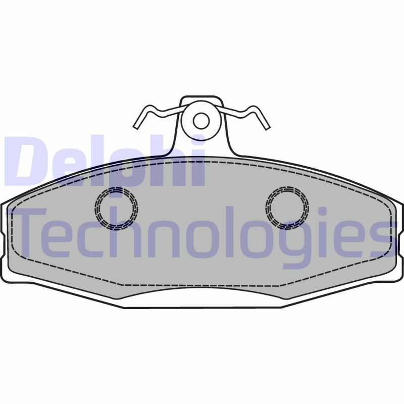 DELPHI LP1429 Pastiglie freno Anteriore per