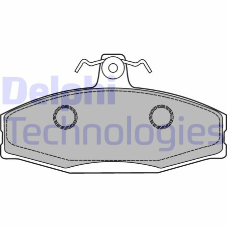 DELPHI LP1429 Brake Pads Set Front for