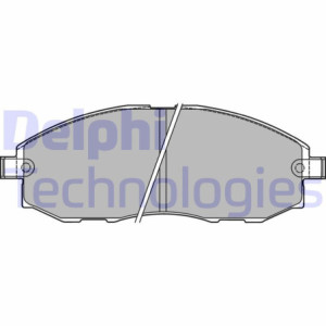 DELPHI LP1434 Plaquettes de frein Avant pour