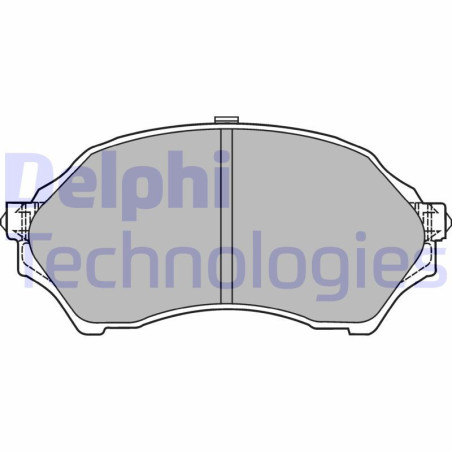 DELPHI LP1440 Brake Pads Set Front for