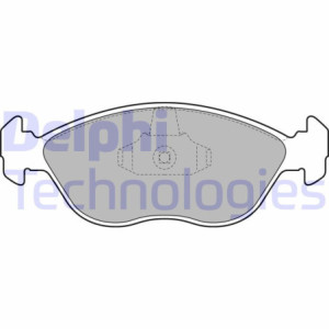 DELPHI LP1443 Brzdové platničky Predné pre