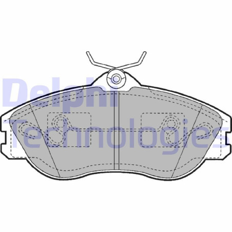 DELPHI LP1445 Brake Pads Set Front for