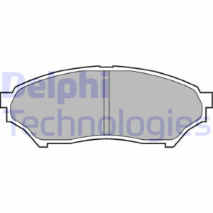 DELPHI LP1448 Brzdové platničky Predné pre