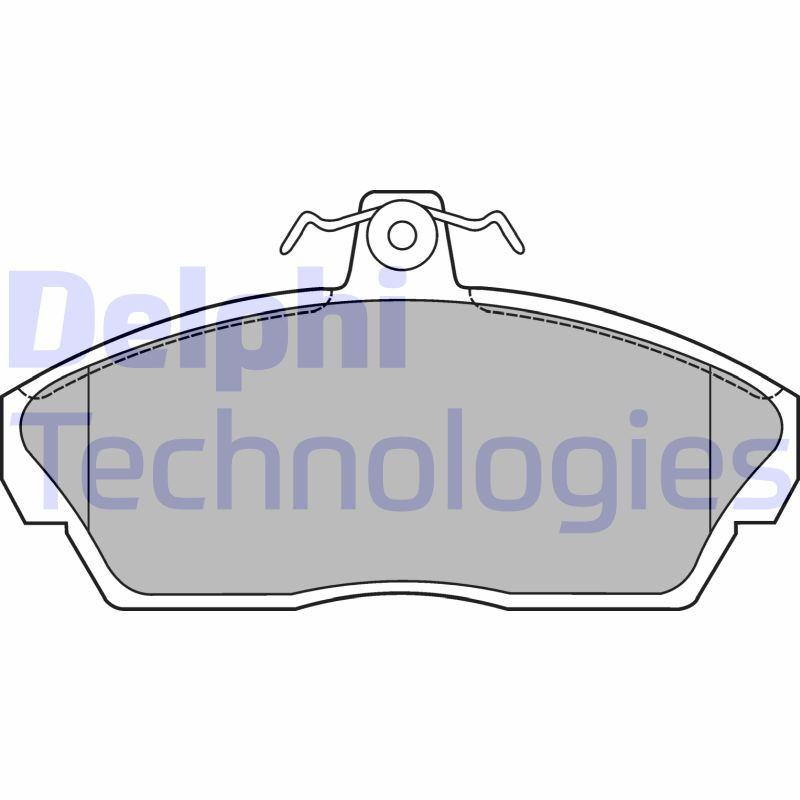 DELPHI LP1450 Pastiglie freno Anteriore per