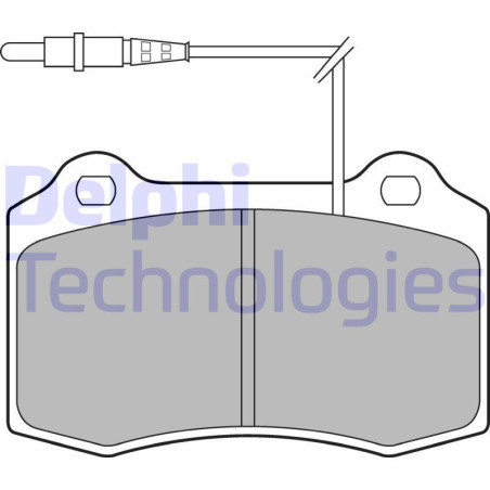 DELPHI LP1457 Brake Pads Set Front for