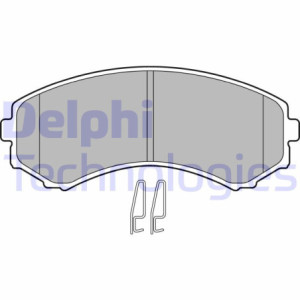 DELPHI LP1462 Brzdové platničky Predné pre