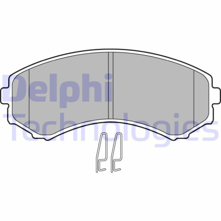 DELPHI LP1462 Pastiglie freno Anteriore per