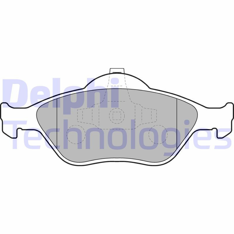 DELPHI LP1469 Pastiglie freno Anteriore per