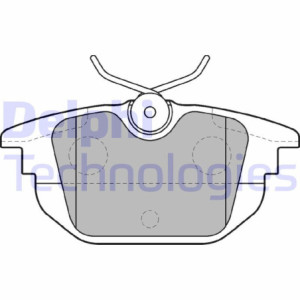 DELPHI LP1472 Pastiglie freno Posteriore per