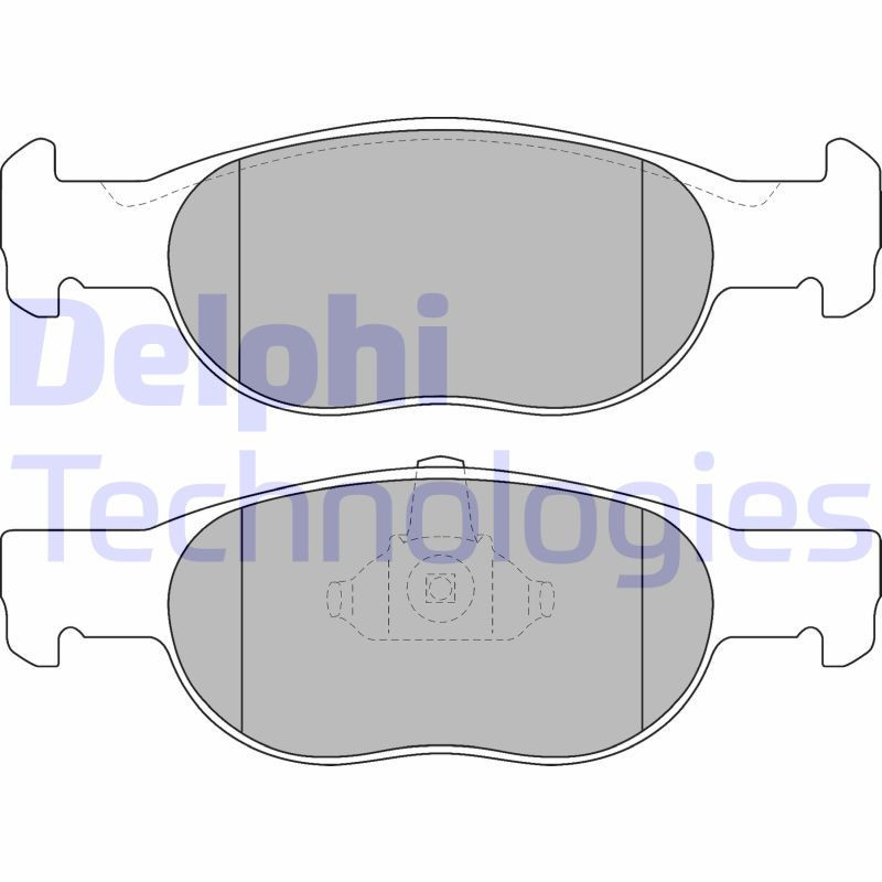 DELPHI LP1474 Brake Pads Set Front for