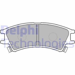 DELPHI LP1502 Pastillas de freno Delantero para