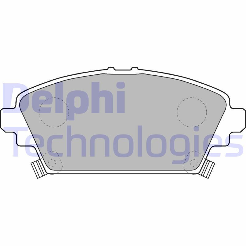 DELPHI LP1503 Bremsbeläge Vorne für