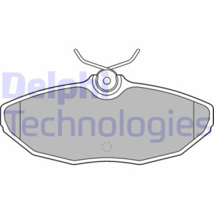 DELPHI LP1505 Pastillas de freno Trasero para