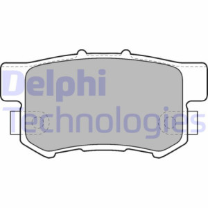 DELPHI LP1507 Pastillas de freno Trasero para
