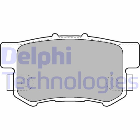 DELPHI LP1507 Bremsbeläge Hinten für