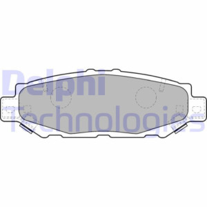 DELPHI LP1508 Brzdové platničky Zadné pre