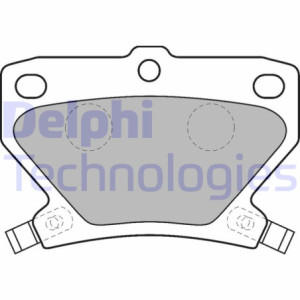 DELPHI LP1513 Pastillas de freno Trasero para