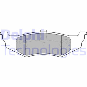 DELPHI LP1515 Pastillas de freno Trasero para