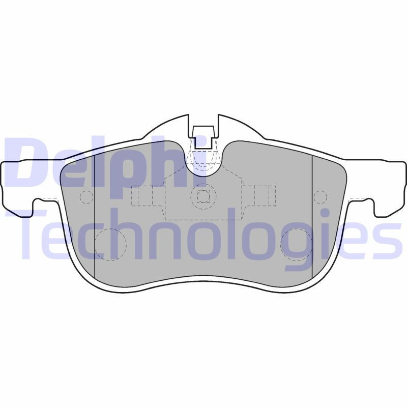 DELPHI LP1521 Pastiglie freno Anteriore per