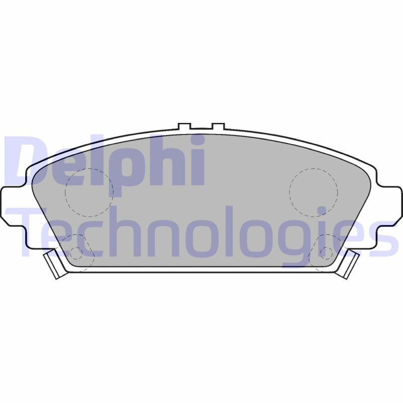 DELPHI LP1526 Klocki hamulcowe Przód dla