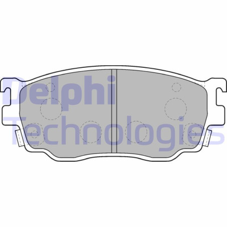DELPHI LP1527 Pastiglie freno Anteriore per