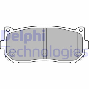DELPHI LP1528 Brzdové platničky Zadné pre