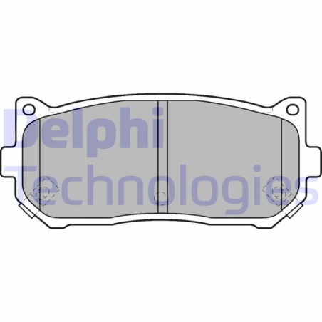 DELPHI LP1528 Pastiglie freno Posteriore per