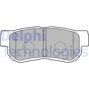 DELPHI LP1539 Pastiglie freno Posteriore per