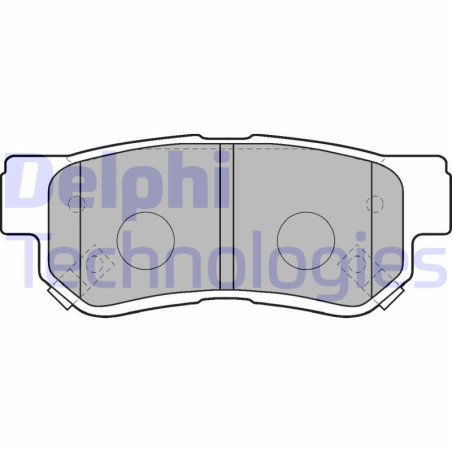 DELPHI LP1539 Pastillas de freno Trasero para